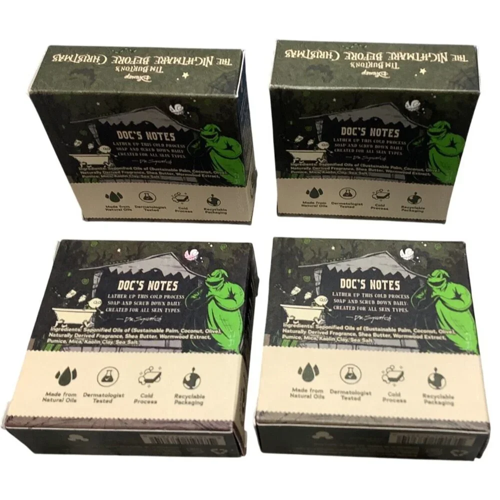 4 Dr. Squatch Limited Edition Soap Oogie Boogies Brew Nightmare Before Xmas 5oz